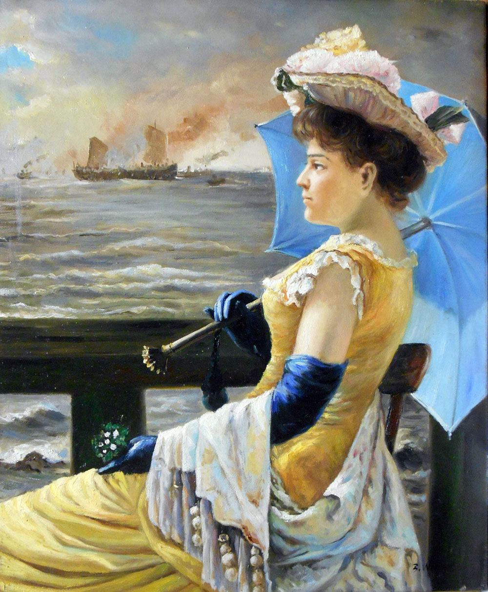 scène de vie /50cm x 61cm /972-T2